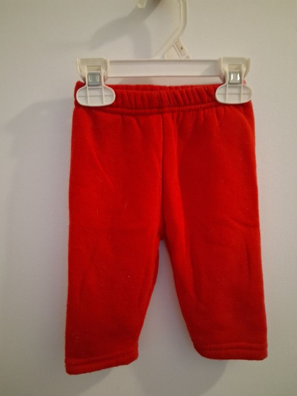 Baby Girls Red Sweat Pants Size 3-6 Months